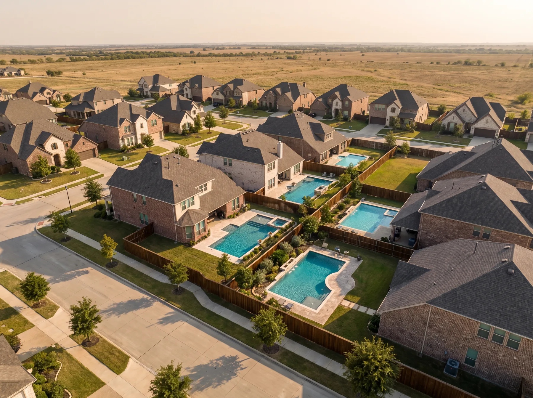 Hutto-inspired neighborhood · AI-generated
